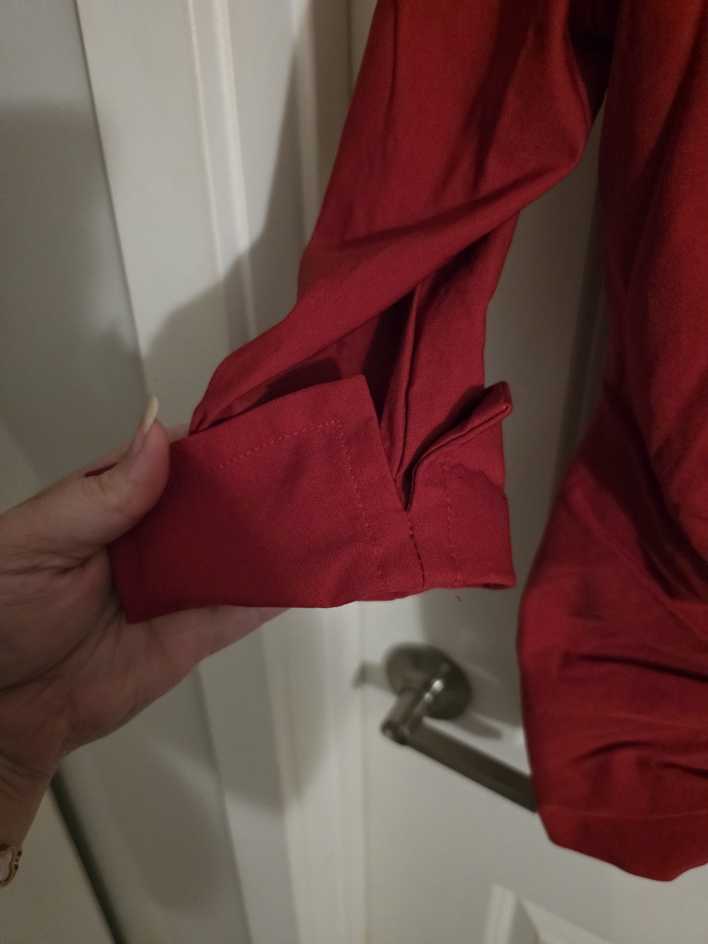 Joseph Ribkoff Red Ruched Zip-Front Jacket - Picture 4 of 5
